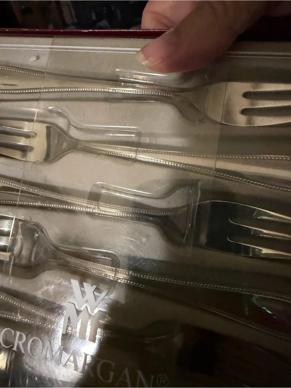 Cromargan Stainless Steel Appetizer Fork Set - Silver - Picture 4 of 7